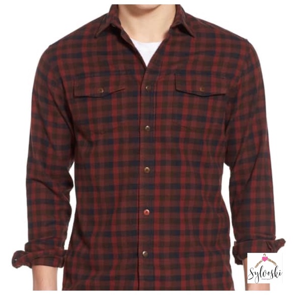 🆕 Katin Men's Red Mac Flannel Shirt - Picture 7 of 8